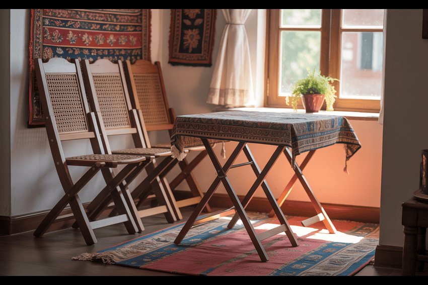 Home Decor Idea #10 - Opt for Foldable or Stackable Furniture